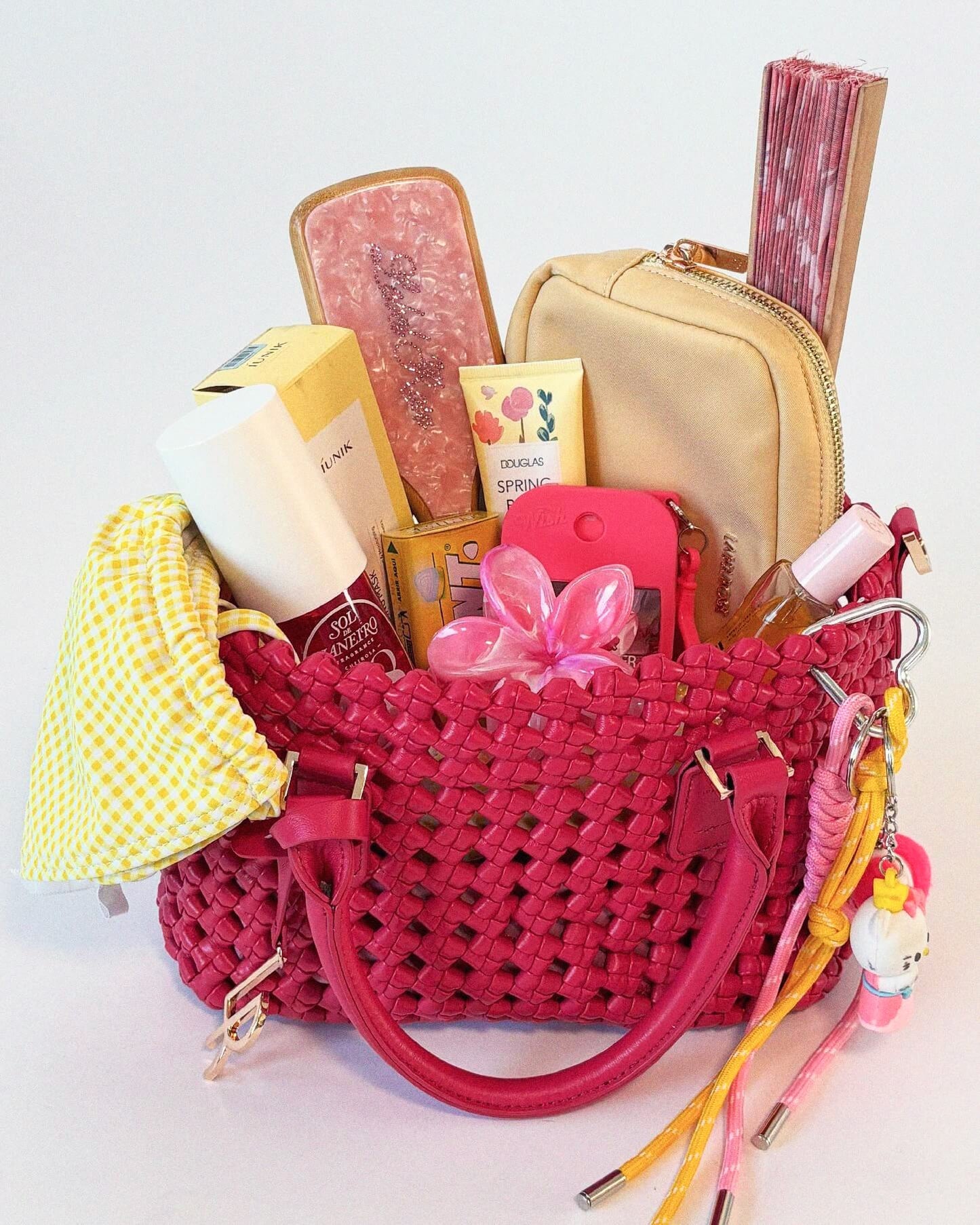 Borsa a tracolla YVETTE - CHERRY