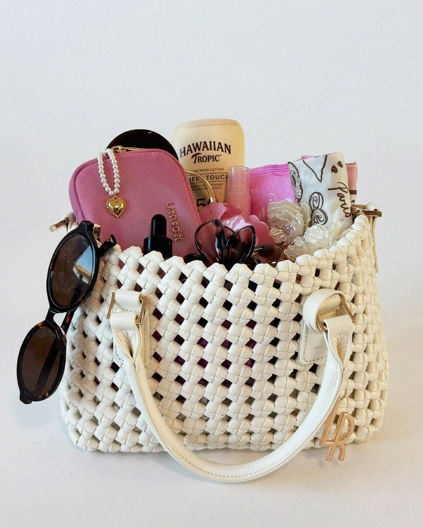 Borsa a tracolla YVETTE - WHITE