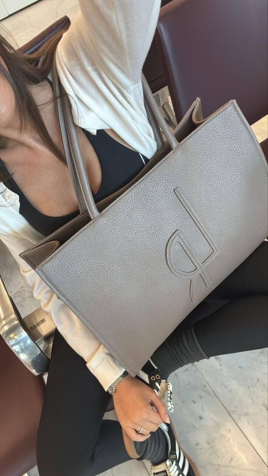 Borsa a spalla in similpelle FREYA - TAUPE
