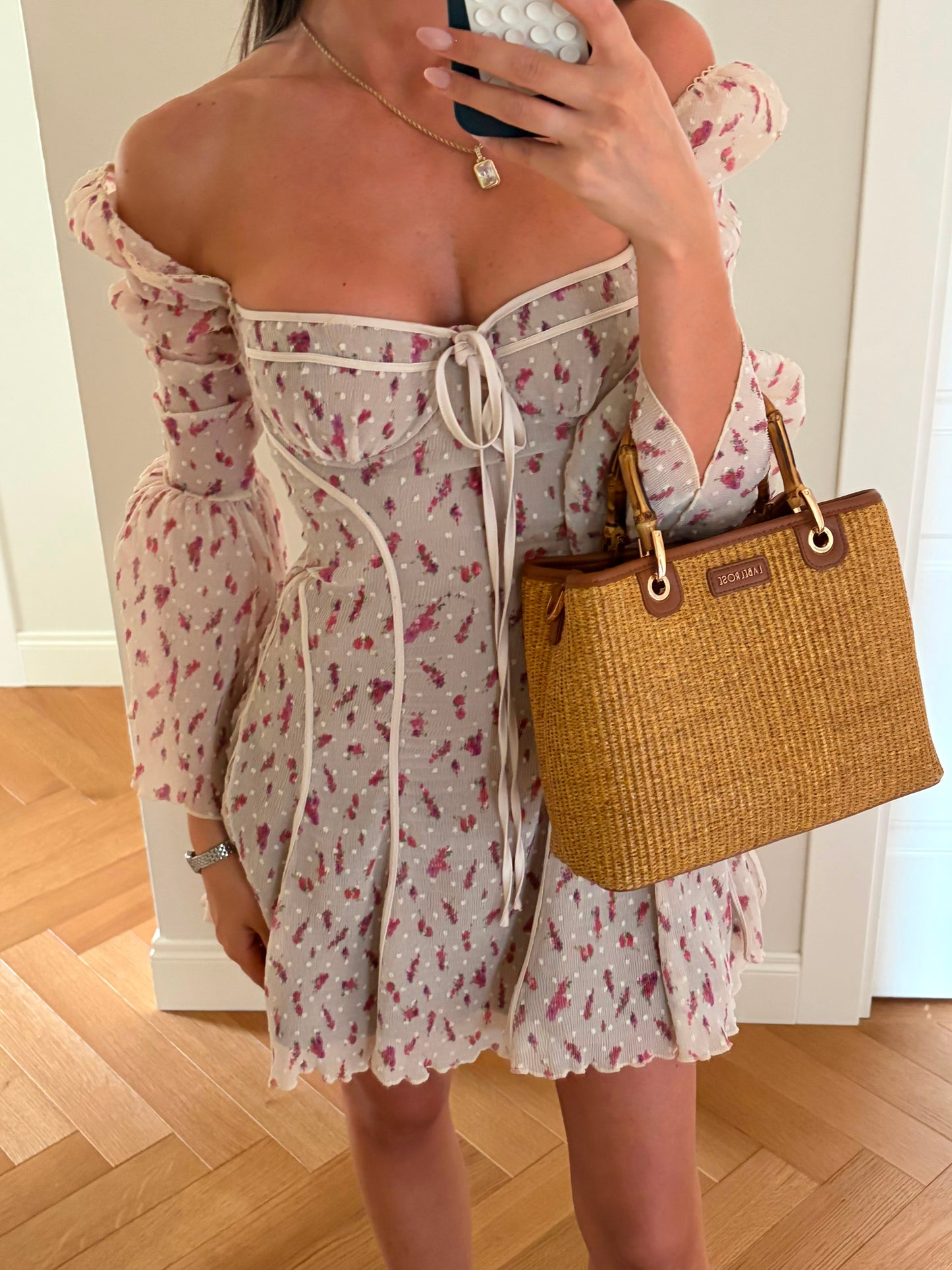 Borsa a mano MARGOT BIG BAMBOO  LE - BRUNT BROWN