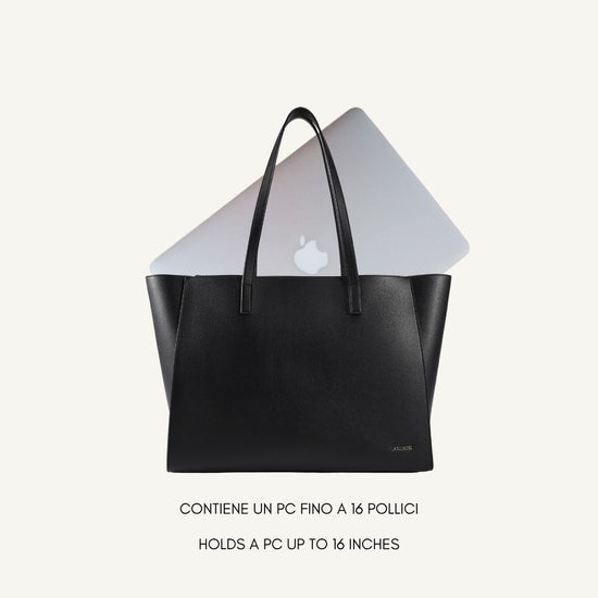 Borsa a spalla MELISSA EXTRA BIG - BLACK GOLD