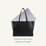 Borsa a spalla MELISSA EXTRA BIG - BLACK SILVER