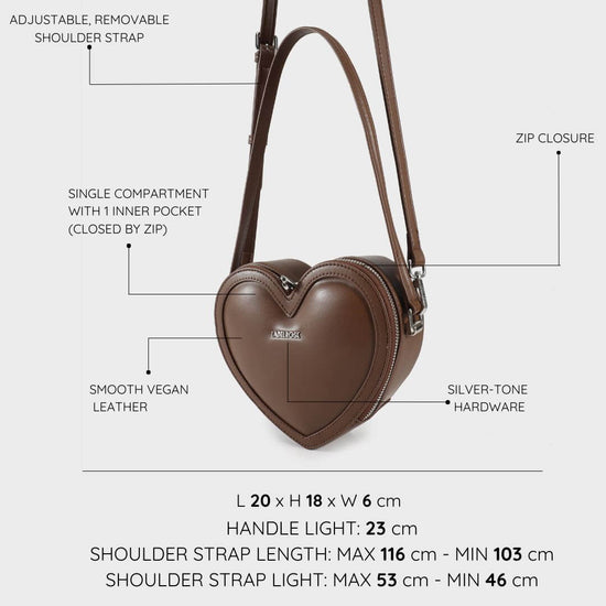 CUPID Shoulder Bag - BROWN