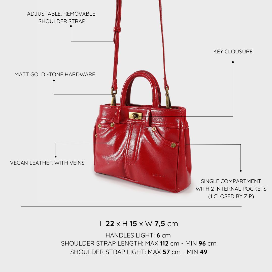 AUDREY Handbag - RED