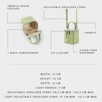 Mini bucket BONNY - PASTEL GREEN
