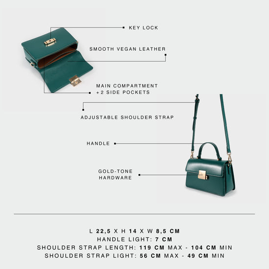 Handbag LUCY - GREEN