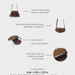 JOANNA Shoulder Bag - BROWN