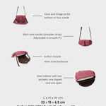 JOANNA Shoulder Bag - CHERRY
