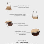 JOANNA Shoulder Bag - BEIGE