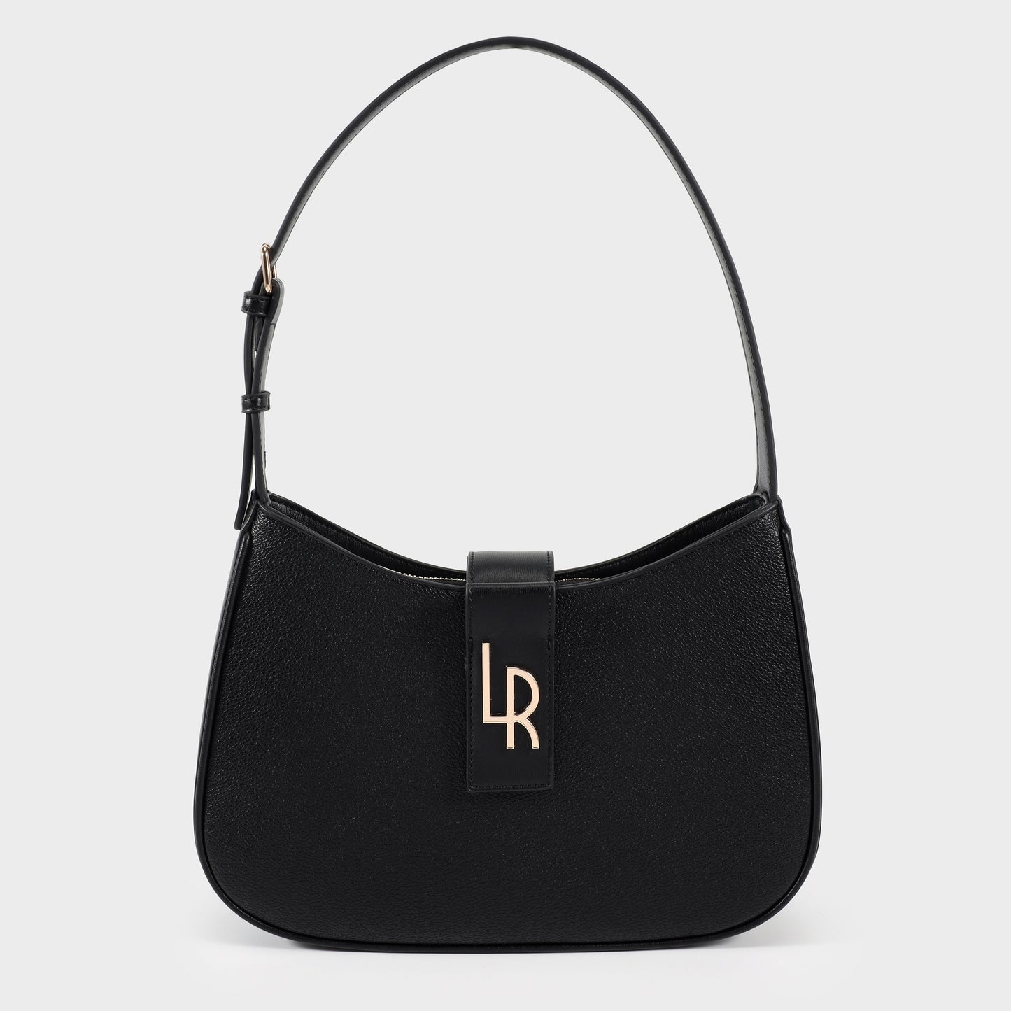 SHOULDER MONOGRAM BIG Shoulder Bag - BLACK