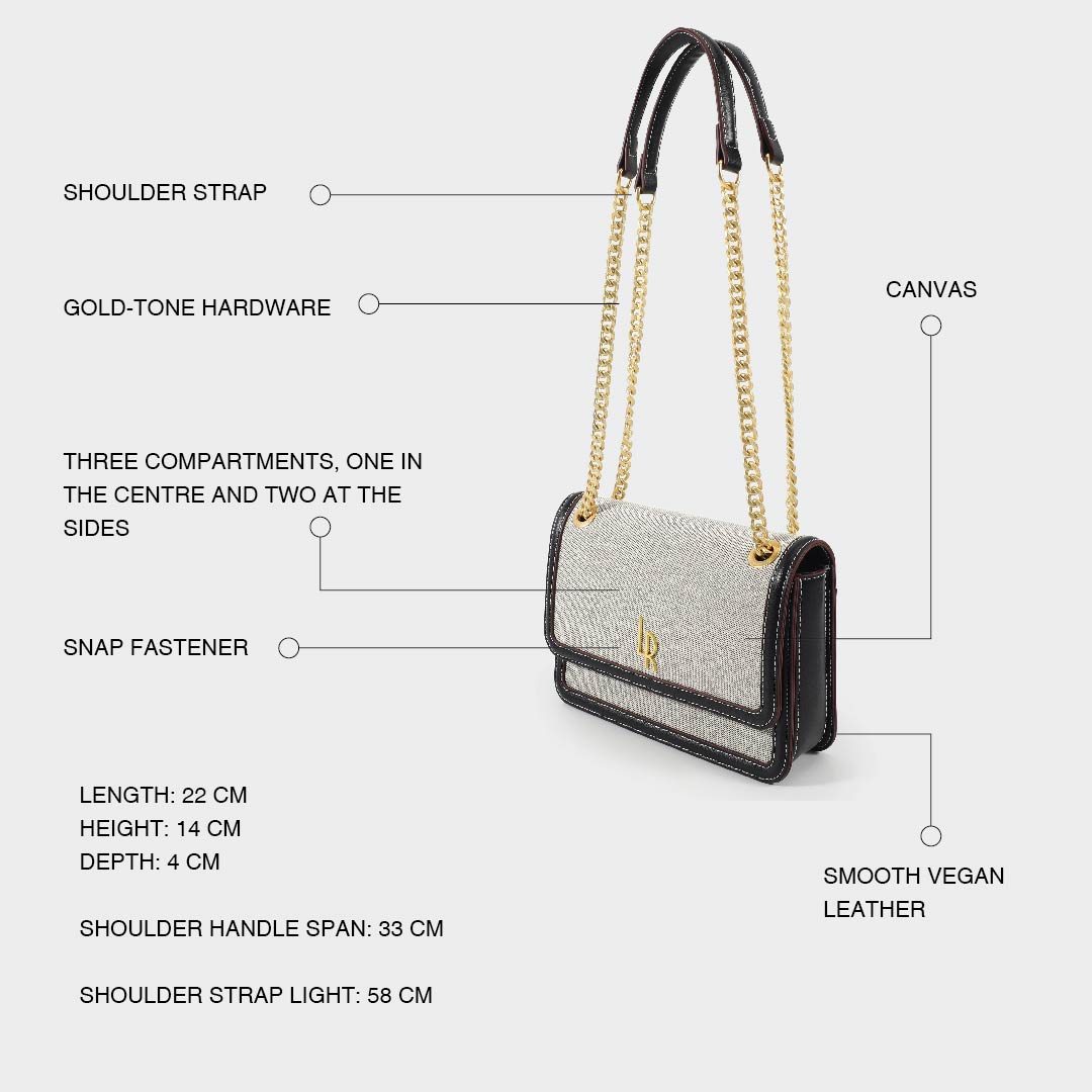 ELOISE CANVAS - BLACK