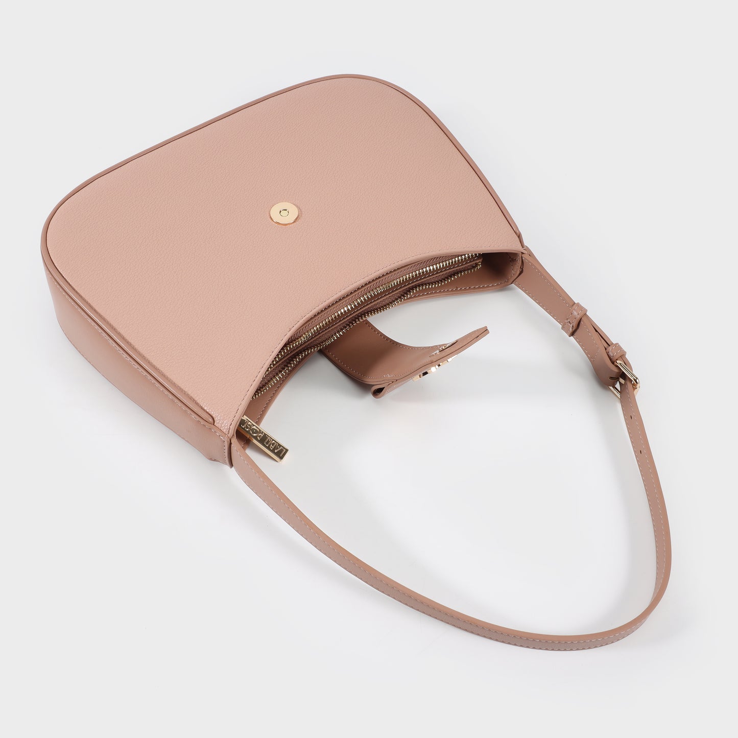 Borsa a spalla SHOULDER MONOGRAM BIG - ROSA NUDE