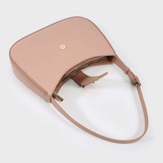 SHOULDER MONOGRAM BIG Shoulder Bag - PINK NUDE