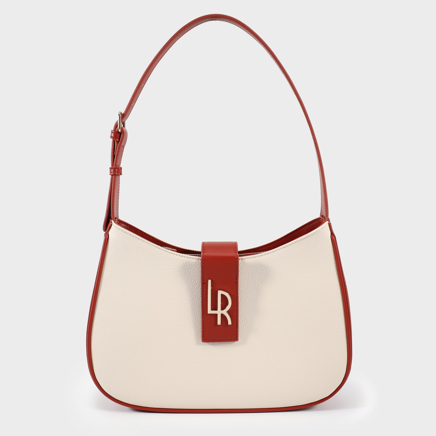 Borsa a spalla SHOULDER MONOGRAM BIG - RUGGINE