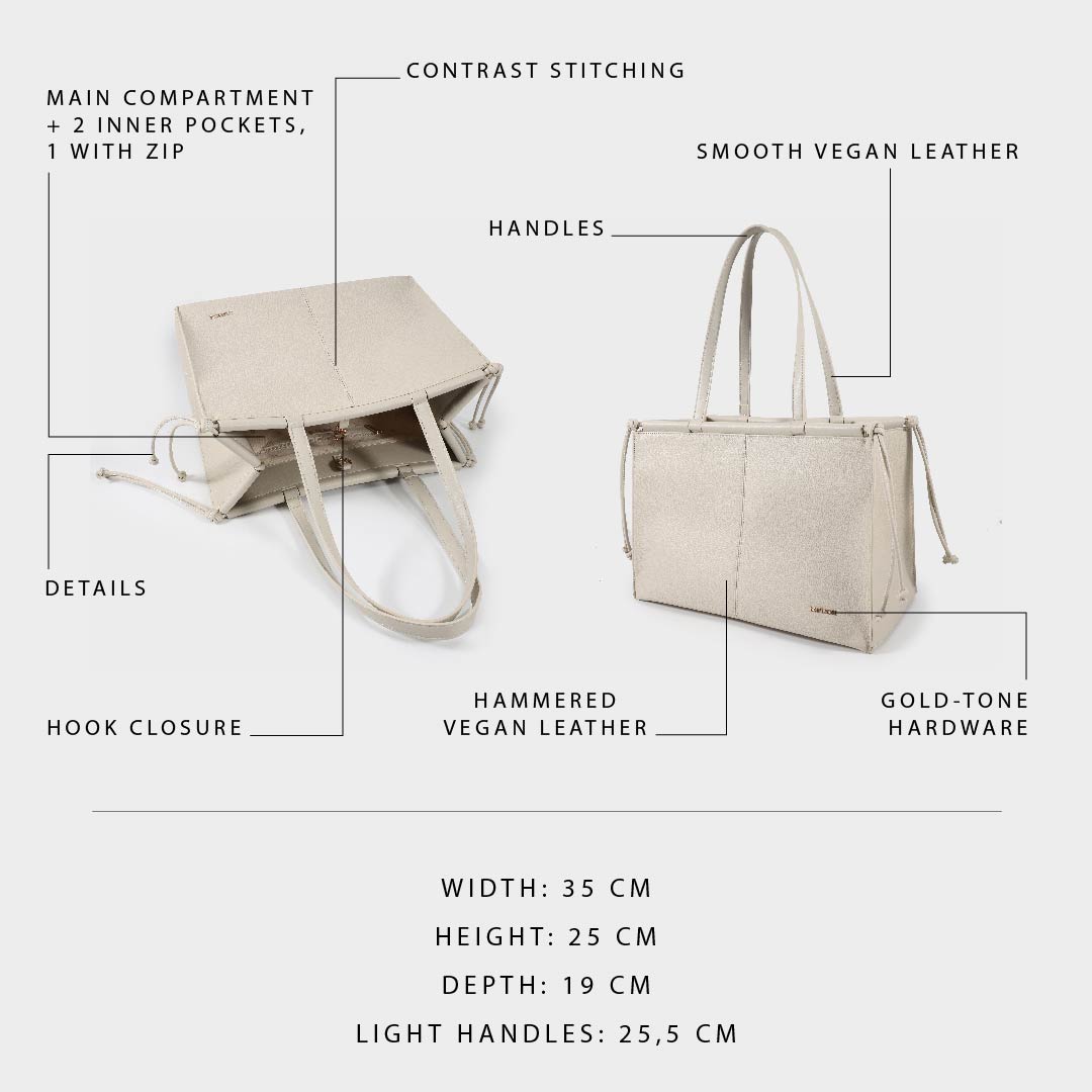 HAILEY Shoulder Bag - CREAM