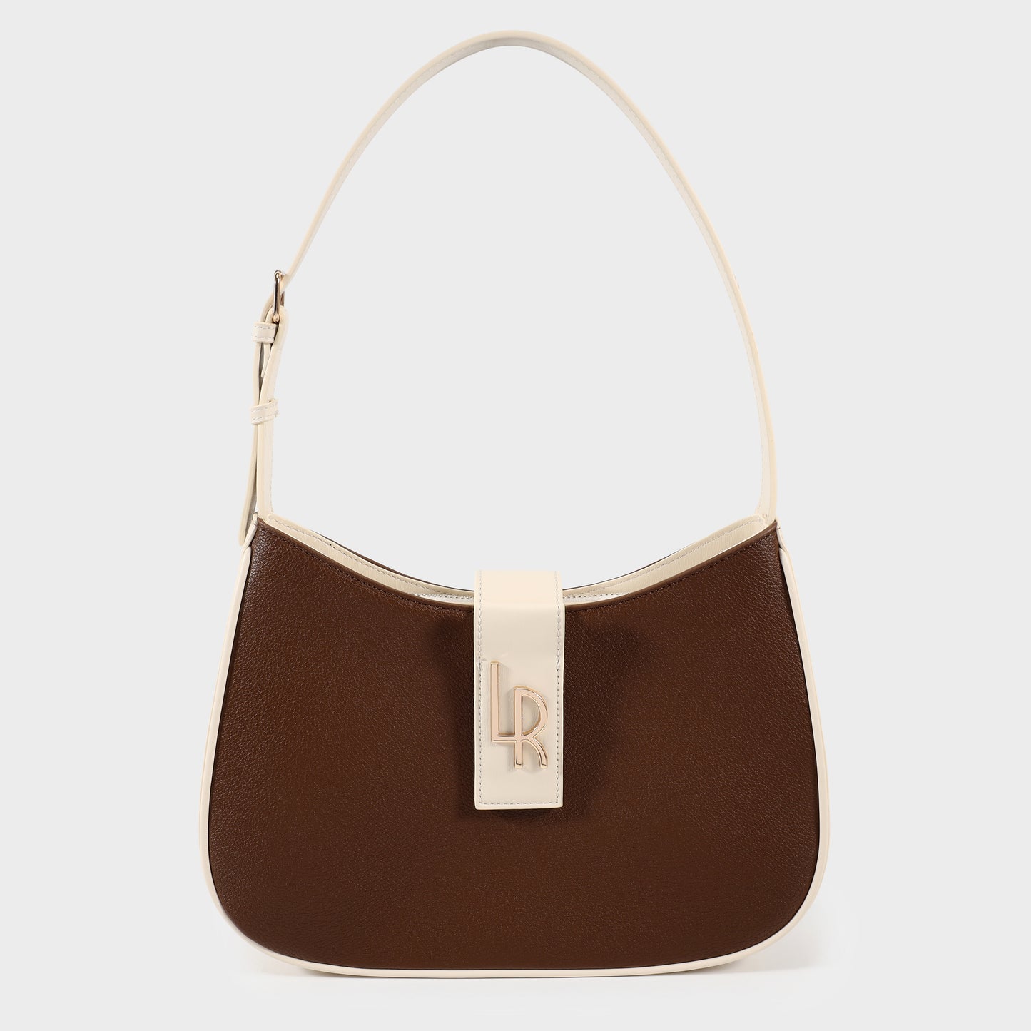 SHOULDER MONOGRAM BIG Shoulder Bag - BROWN HEAD