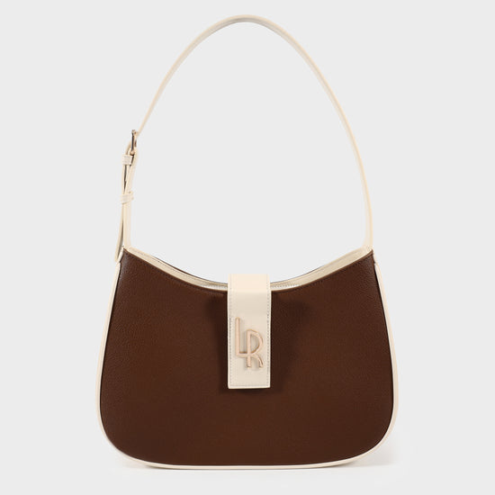 SHOULDER MONOGRAM BIG Shoulder Bag - BROWN HEAD