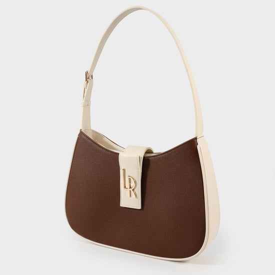 SHOULDER MONOGRAM BIG Shoulder Bag - BROWN HEAD