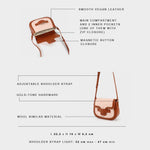 Bolso de hombro EDITH - MELOCOTÓN