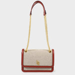Borsa a tracolla ELOISE CANVAS - TERRACOTTA