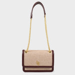 Borsa a tracolla ELOISE RAFIA - VINACCIA