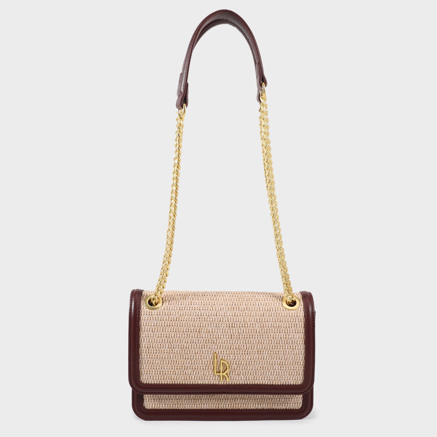 Borsa a tracolla ELOISE RAFIA - VINACCIA