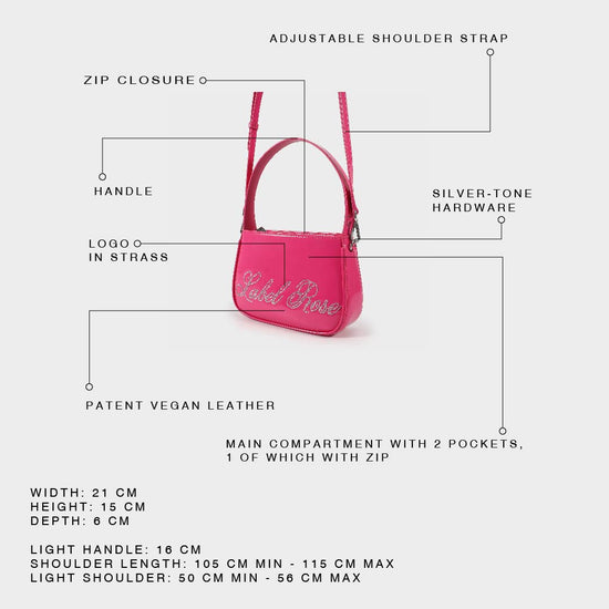 Mini bag in vernice LIBERTY - FUXIA