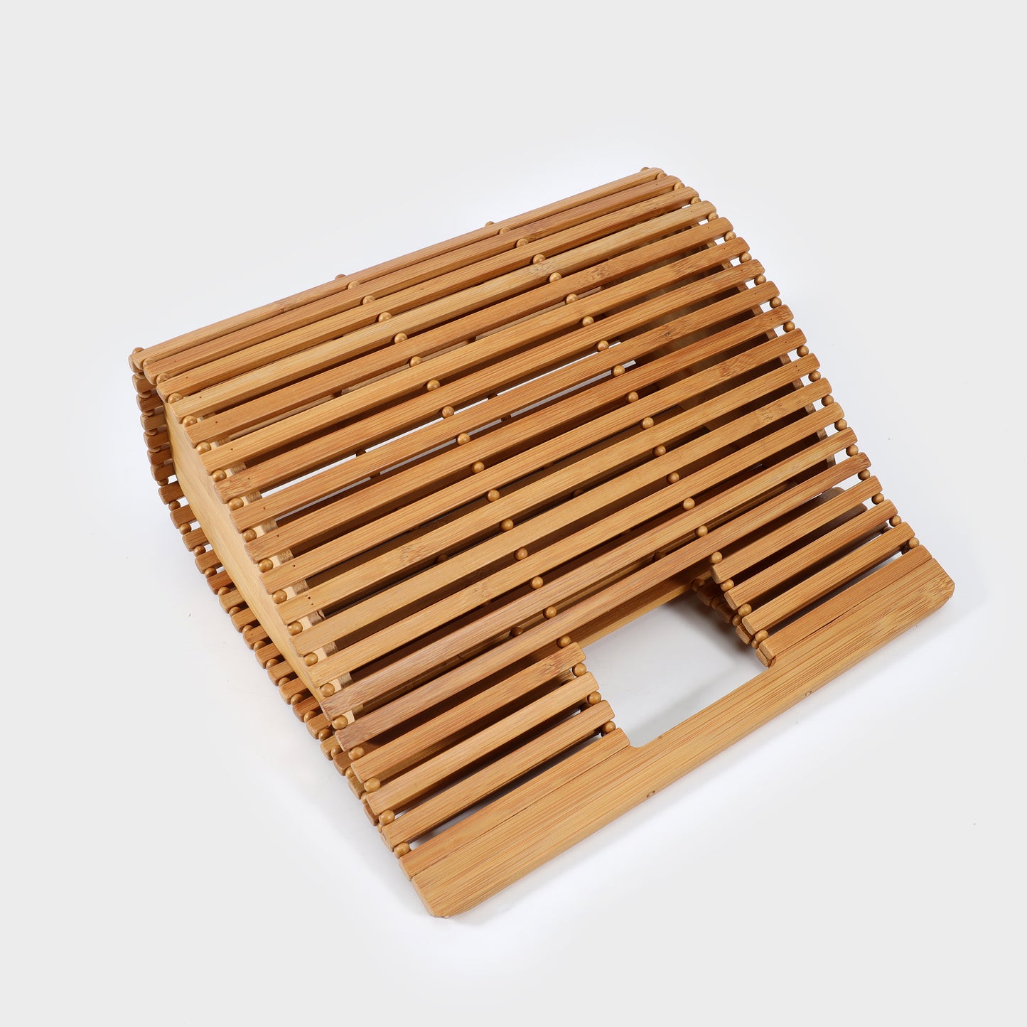 Borsa in bamboo rettangolare - BEIGE