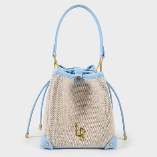 Borsa a secchiello JANE - AZZURRO