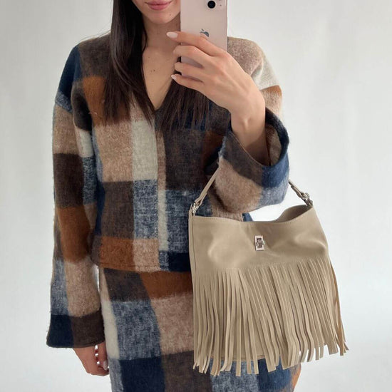 Bolso bombonera RILEY - BEIGE
