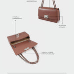 Bolso de hombro BUFFY - MAUVE