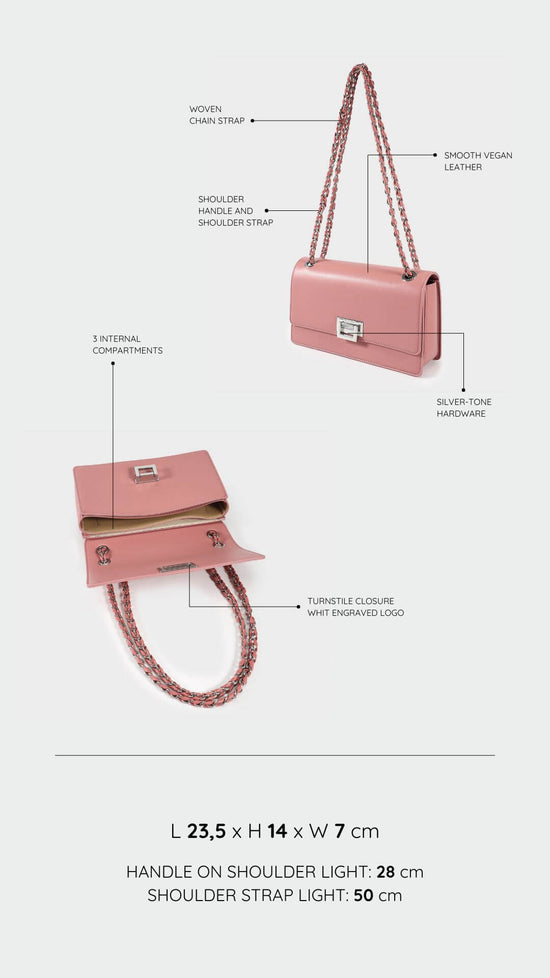 Borsa a spalla BUFFY - LIGHT PINK
