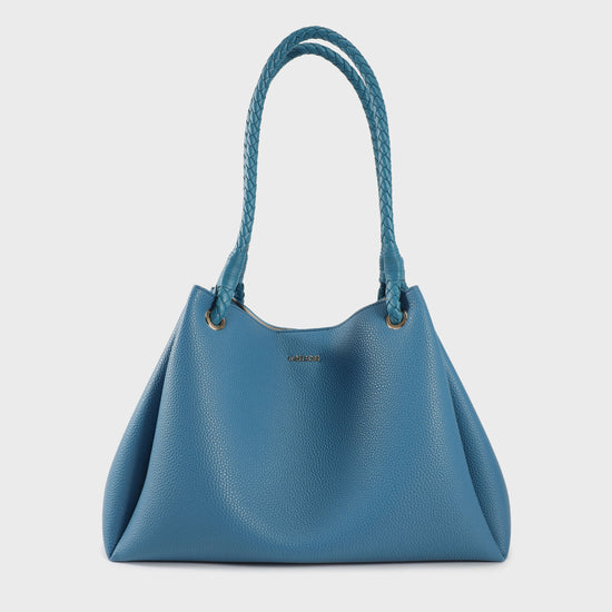 Borsa a spalla CHERYL BIG - TEAL