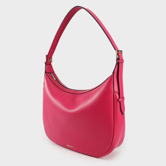 Bolso de hombro LILLIAN - ROSA FUERTE