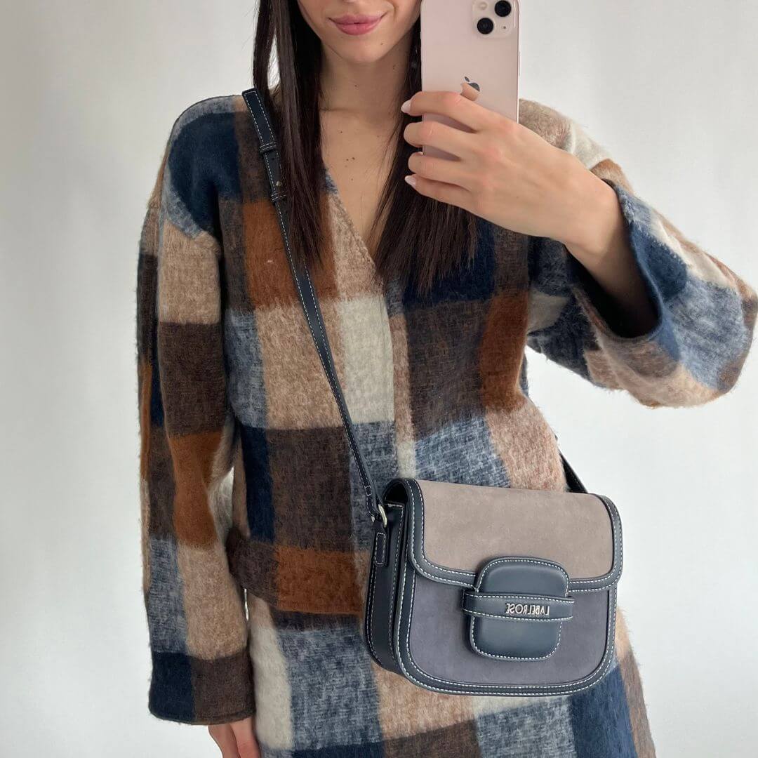 Bolso bandolera Addison Saddle - Azul