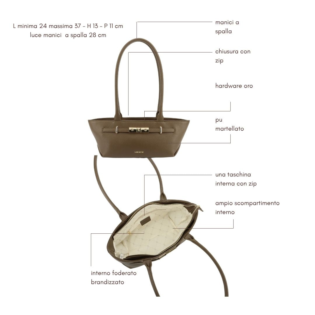 JAY- BROWN Shoulder Bag