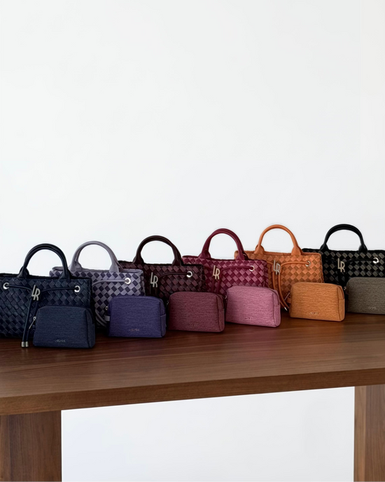 Pochette MEGAN DENIM - ORANGE MANDARIN