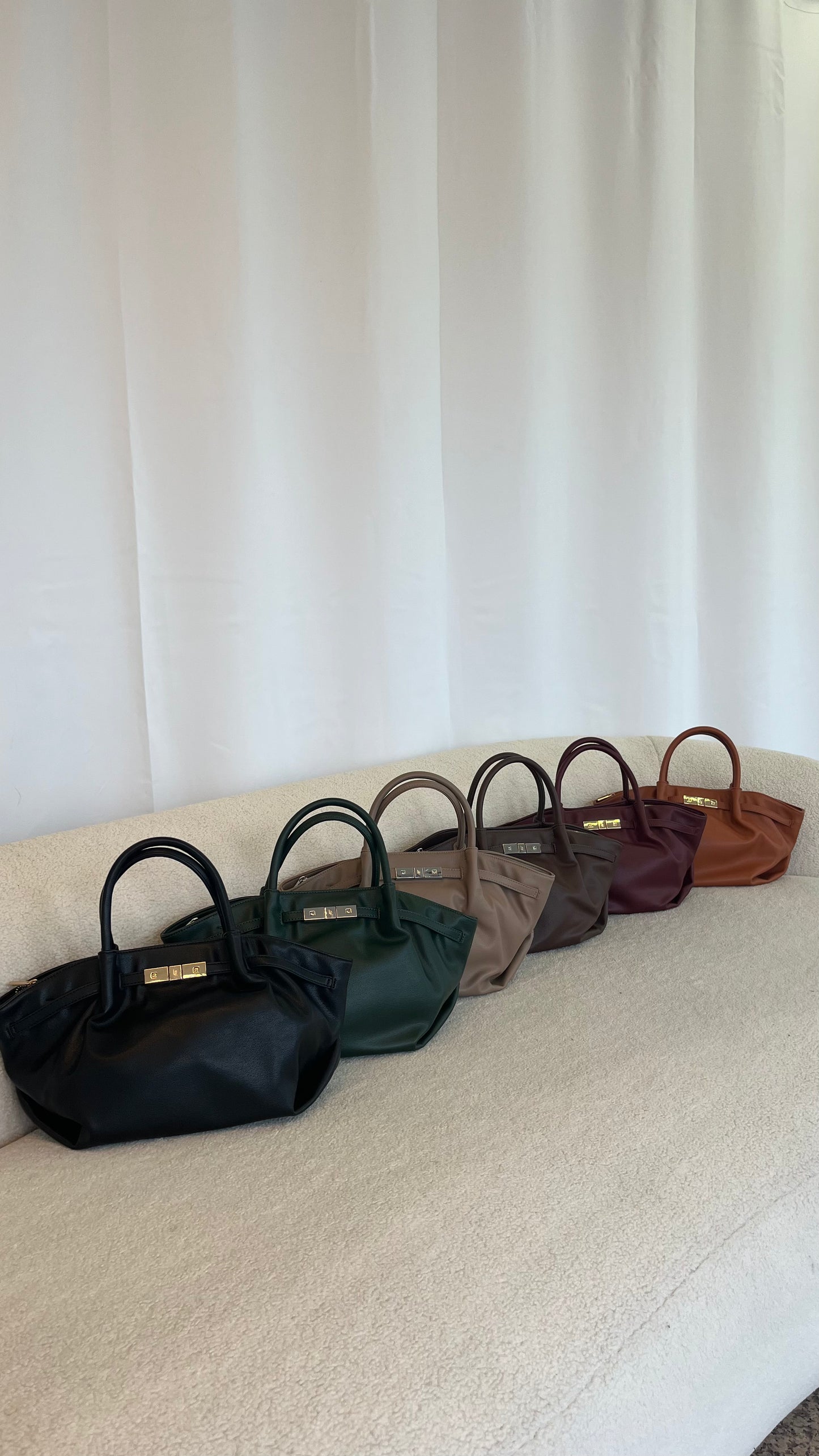 Borsa a mano NEW BRIELLE SMALL - BLACK GOLD