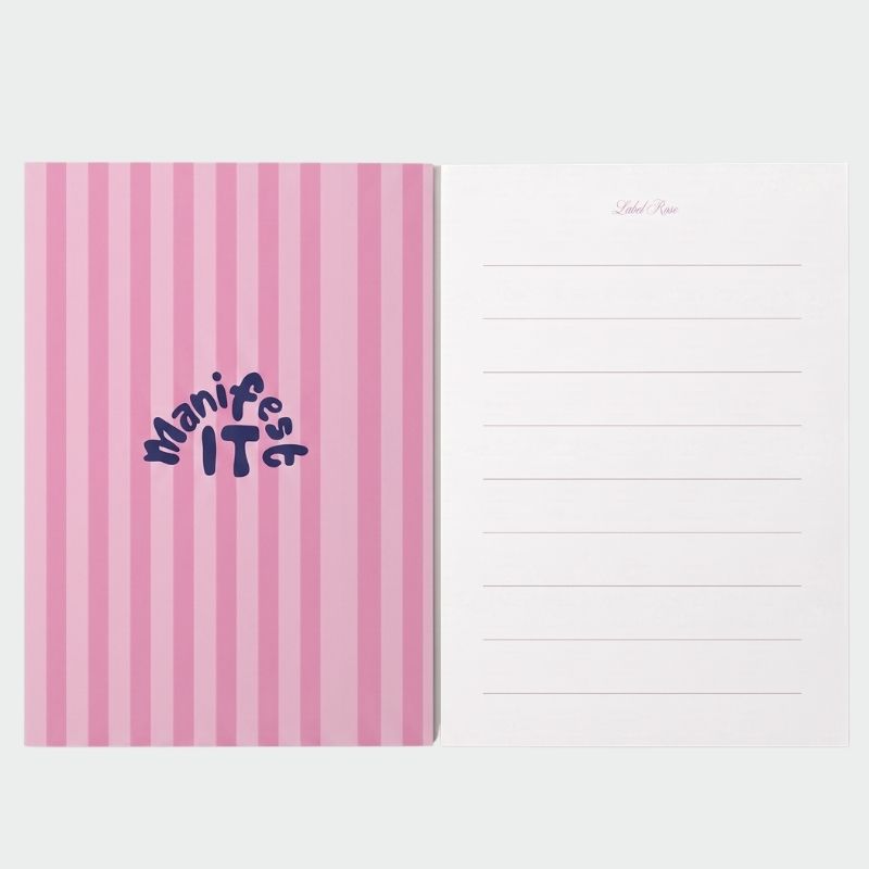 CARTOLINA - MANIFEST IT PINK