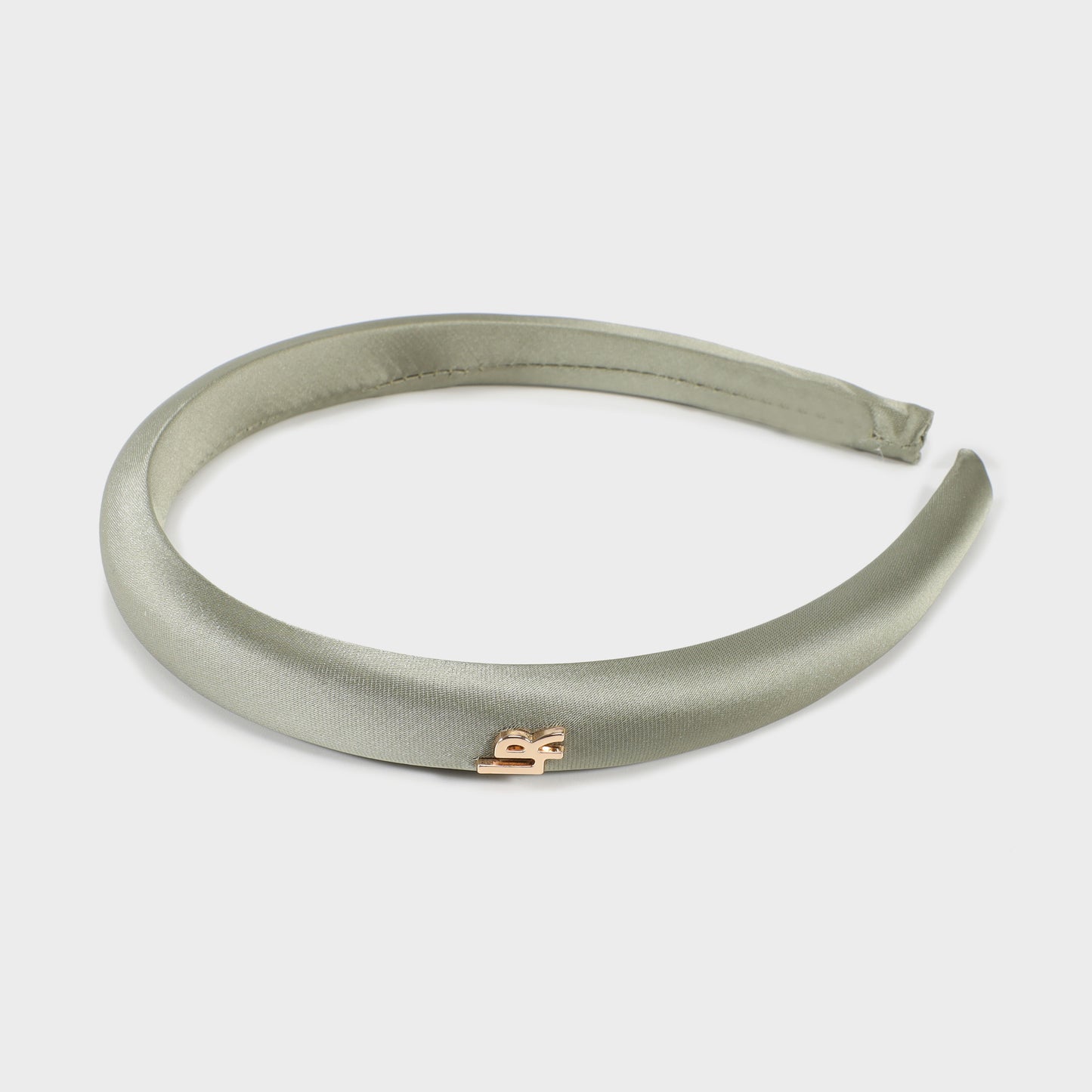 Cerchietto satin verde