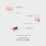 Borsa a mano CHERIE- PINK CONFETTI