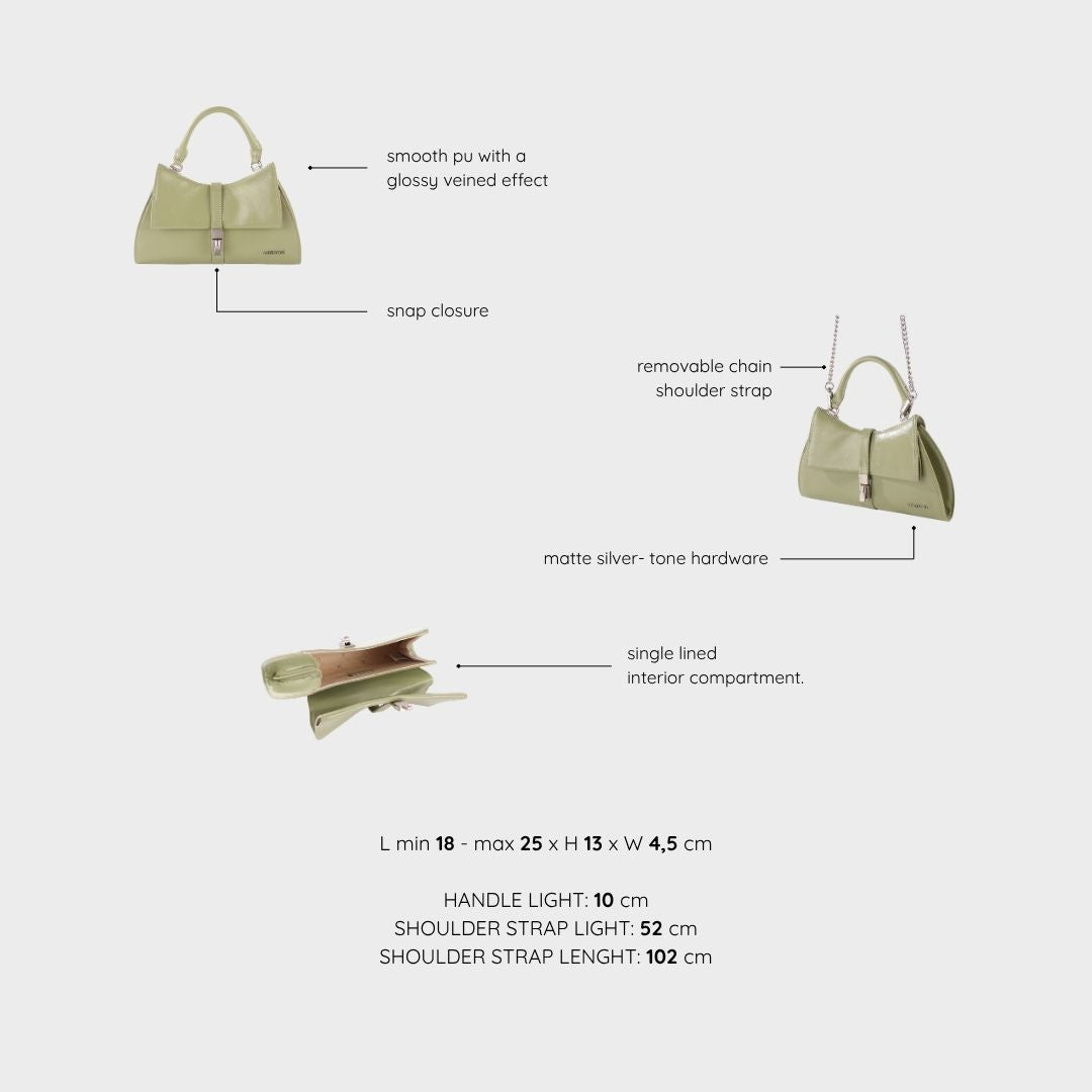 Borsa a mano CHERIE- GREEN GARDEN
