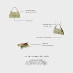 Borsa a mano CHERIE- GREEN GARDEN