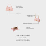 Borsa a mano CHERIE- PINK CONFETTI
