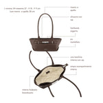 Borsa a spalla JAY- CHOCOLATE