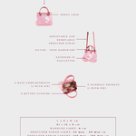 Borsa a mano MARGOT SMALL 30.05 LE - STAR PINK - PREVENDITA