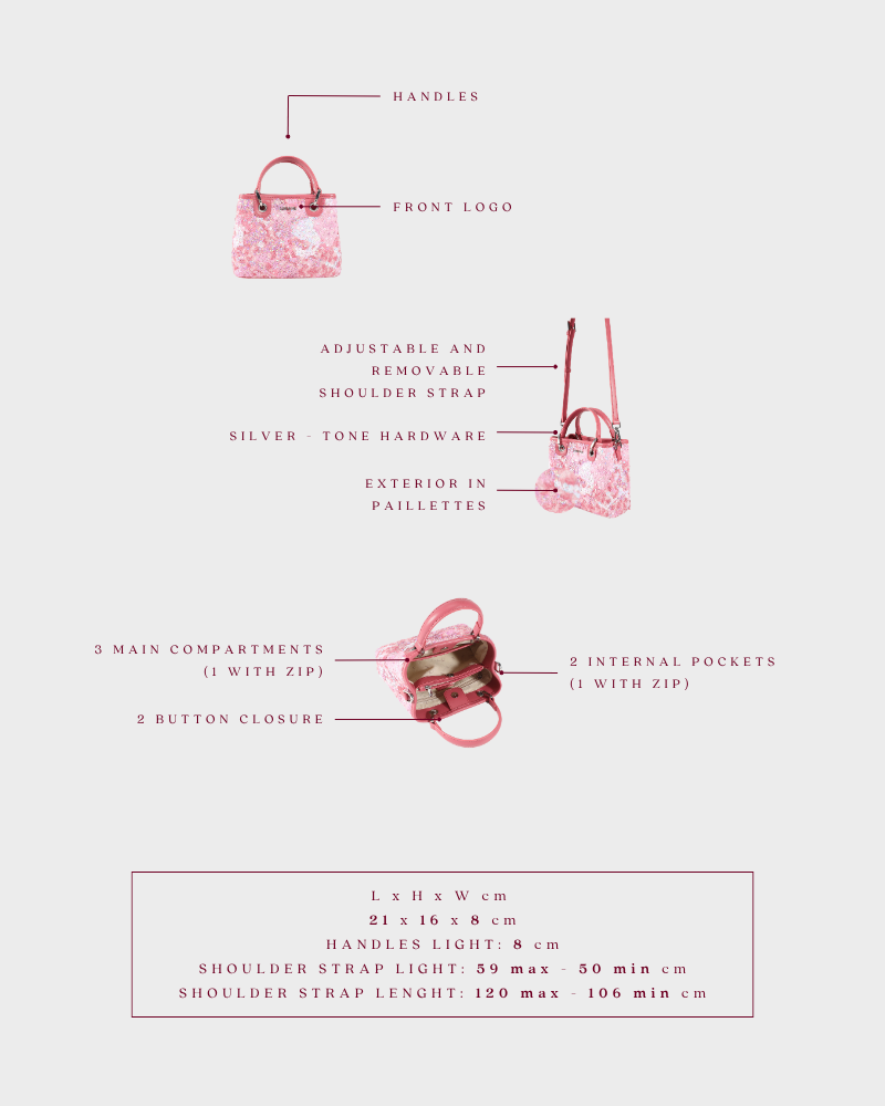Borsa a mano MARGOT SMALL 30.05 LE - STAR PINK - PREVENDITA