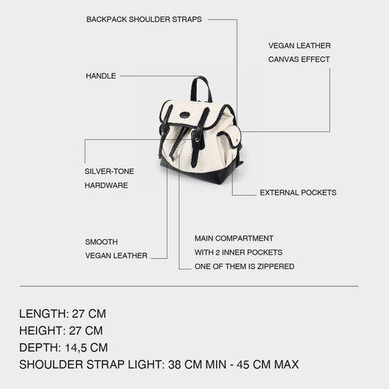 Mochila ROSIE - BLANCO