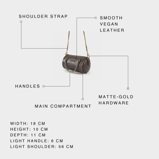 Mini bag AMELIE - MARRONE