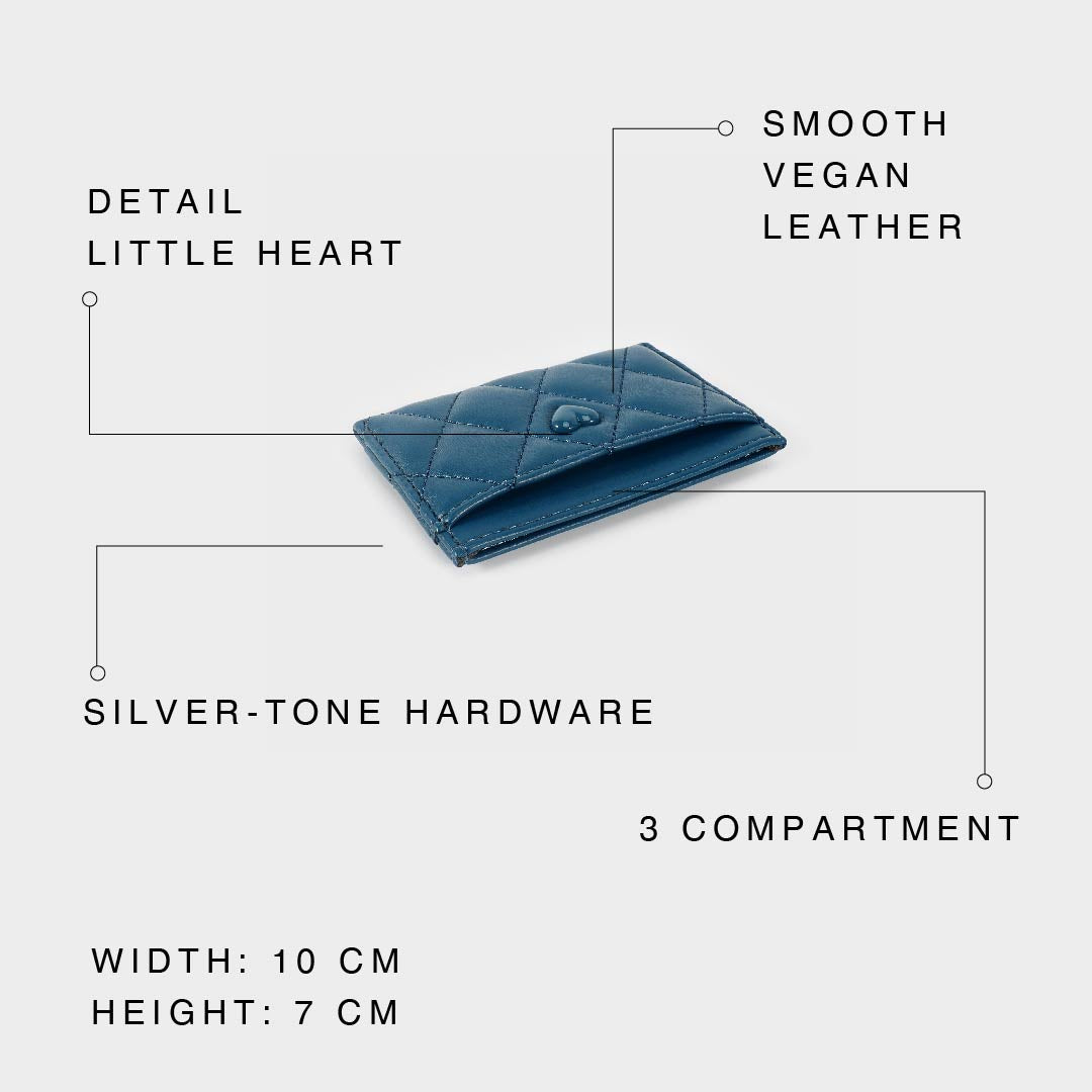Portacarte LADY WALLET - PETROLIO